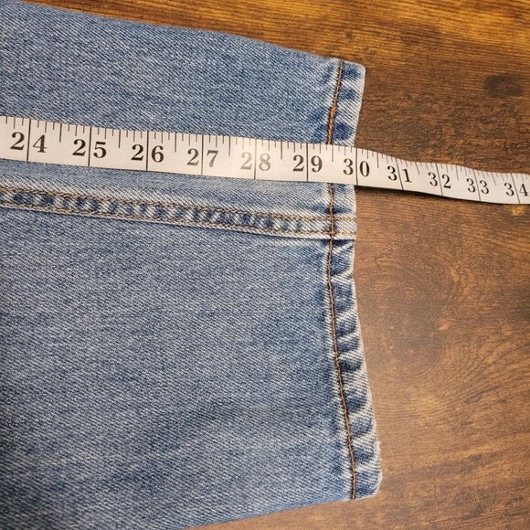 Vtg Levi's Jeans Mens 40x30 Measures 38x30 Relaxed Fit 550 Medium Light Y2K - Picture 8 of 9